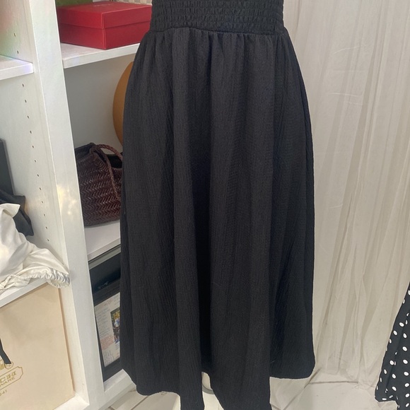 New H&M Black Summer Beach Dress Size M - Picture 3 of 4